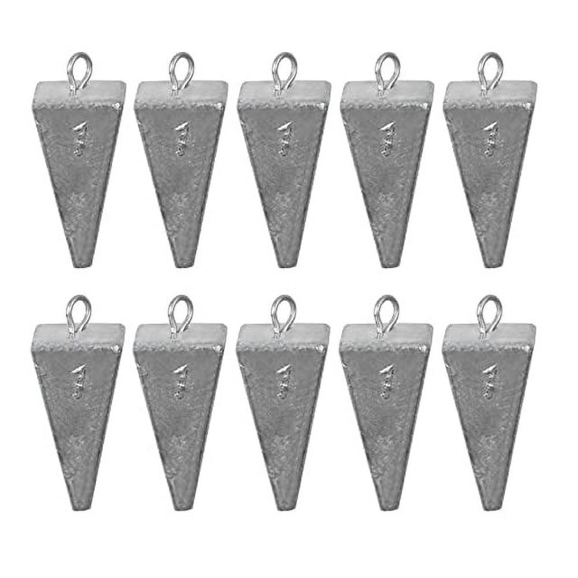 Pyramid Sinkers Fishing Weights Kit Bullet Fishing Weights Sinkers for