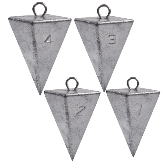 Pyramid Sinkers Fishing Weights Saltwater For Surf Gear Tackle 1oz 2oz 3oz 4oz 5oz 6oz 8oz