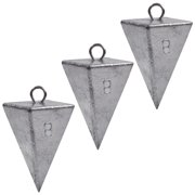 Pyramid Sinkers Fishing Weights Sinkers Saltwater Surf Fishing Weights Pyramid Weights Ocean Saltwater Fishing Gear Tackle 1oz 2oz 3oz 4oz 5oz 6oz 8oz