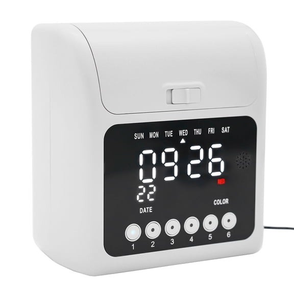 Pyramid Time Clock System with Two-Color Printing & Music Alert