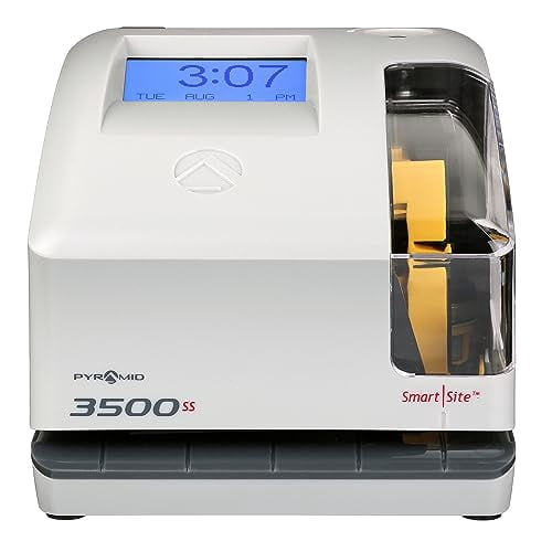 Pyramid Time Systems - Employment Time Clock & Document Stamp [3500ss ...