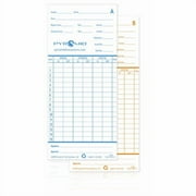 Pyramid Time Systems Time Cards for 2600, Pack of 100