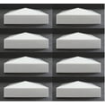 thumbnail image 1 of Pyramid True 5x5 (127mmx127mm) Plastic Fence Post Cap White 8, 1 of 8