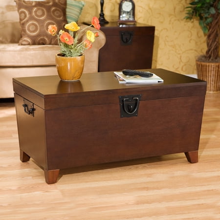 Pyramid Trunk Coffee Table, Mission Style, Multiple Finishes