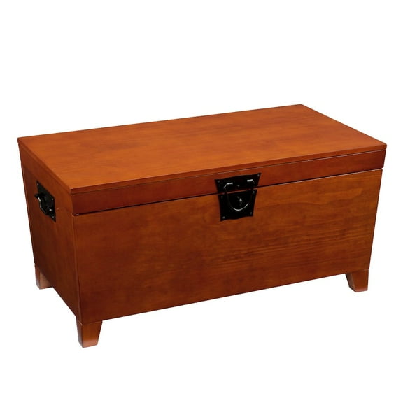 Pyramid Trunk Coffee Table, Transitional style, Mission Oak