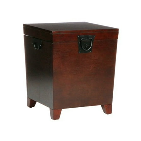 Holly & Martin Dorset Trunk End Table-Espresso