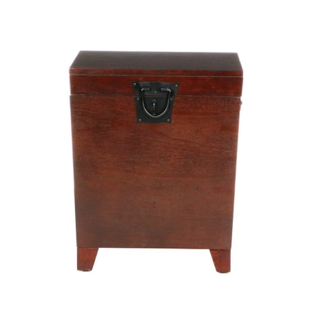 Holly & Martin Dorset Trunk End Table-Espresso