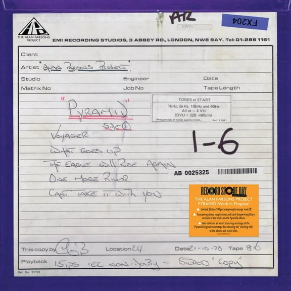 Pyramid 'Work in Progress' (RSD 2024) (LP)