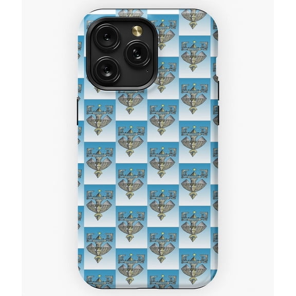 Pyramid and Sun Egyptian Art M2864 Phone Case for iPhone 17 16 15 14 13 12 11 Pro Max