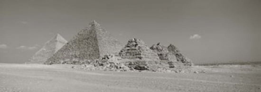 Pyramids Of Giza Egypt Canvas Art - Panoramic Images (18 x 7)