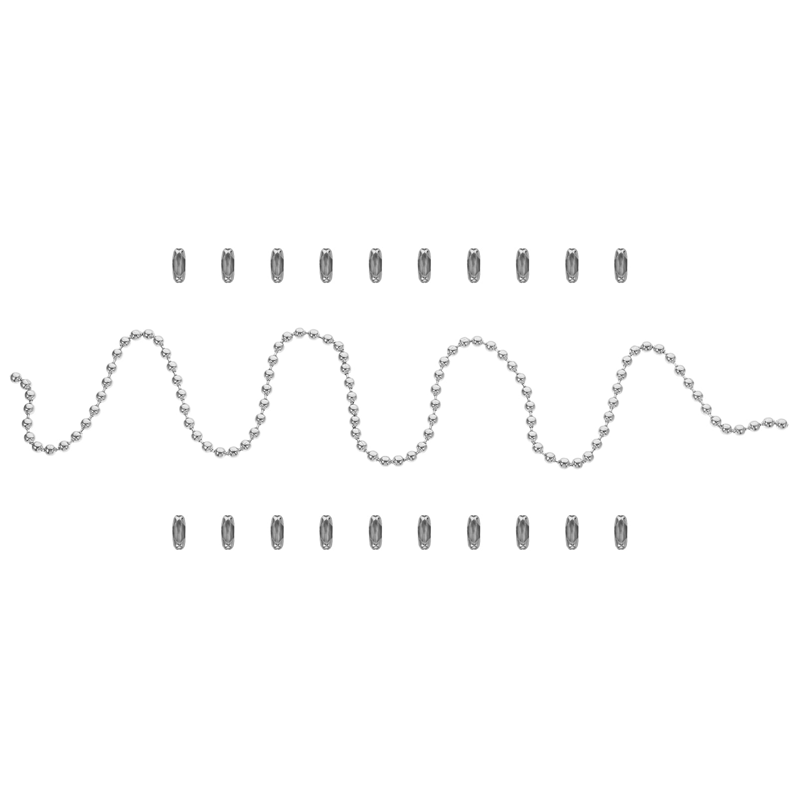 Pyramidti 1 Set Ceiling Pull Chain with Connector Beaded Pull Chain