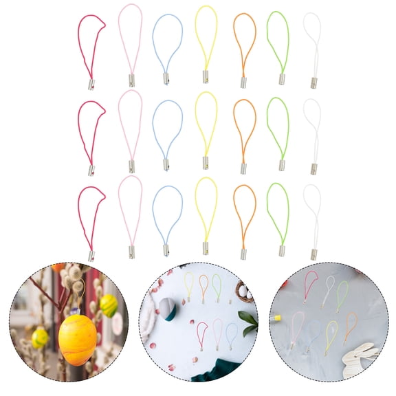 Pyramidti 100 Pcs Easter Decoration Hooks Girls Egg Hanging