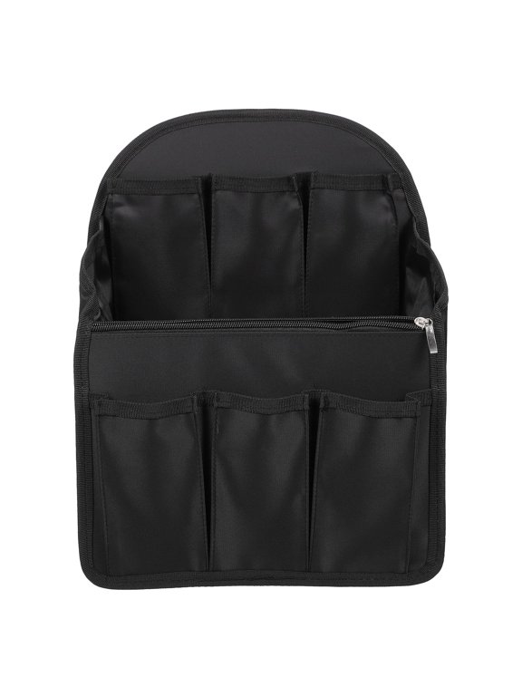 Pyramidti 1pc Backpack Organizer Insert Backpack Inner Bag with Multi Slots (Black)