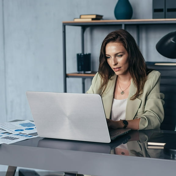 Pyramidti 2 Sheets Computer Film Laptops Notebook Skin Notebook Laptop Skin Sticker Laptop Sticker Pvc Silver 42.00X29.00X0.10CM