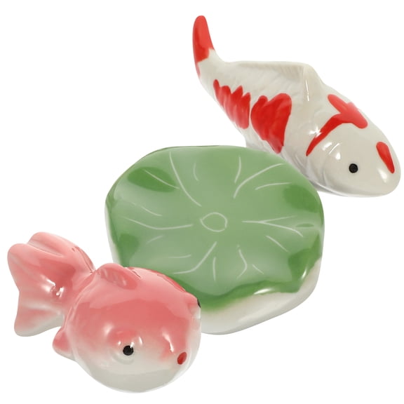 LEORX Ceramic Floating Aquatic Creature Decors for Aquarium Owners Home Decoration 3Pack