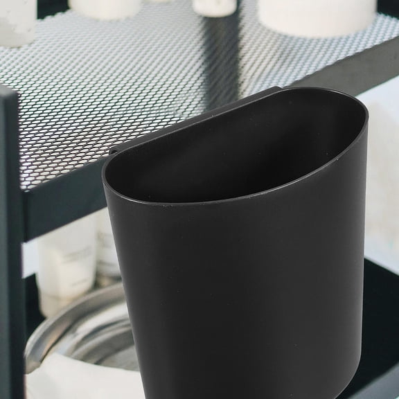 LEORX Rolling Cart Accessories Hanging Bucket Plastic 4Pcs for Shelf