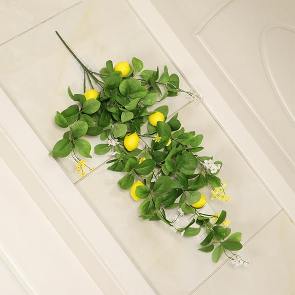 Pyramidti Artificial Green Plants Leaves Greenery Decorate Lemons Indoor