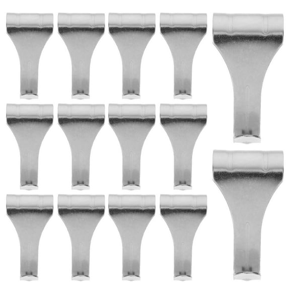 Pyramidti  Picture Rail Hook Exhibition Hooks Molding White Heavy Wall-mounted 5.5X4X3CM Silver Zinc Alloy