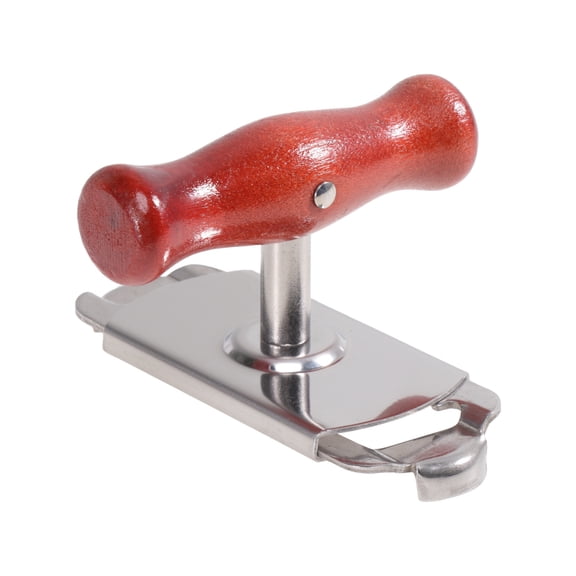 Stainless Steel Bottle Opener with Wooden Handle for Opening 2 3-10cm Diameter Bottles or Cans