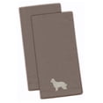 thumbnail image 1 of Pyrenean Shepherd Gray Embroidered Towel Set of 2, 1 of 1