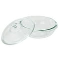 thumbnail image 1 of Pyrex 024 Sculpted Clear Glass Mixing Bowl and Clear Glass Lid Cover, 1 of 2