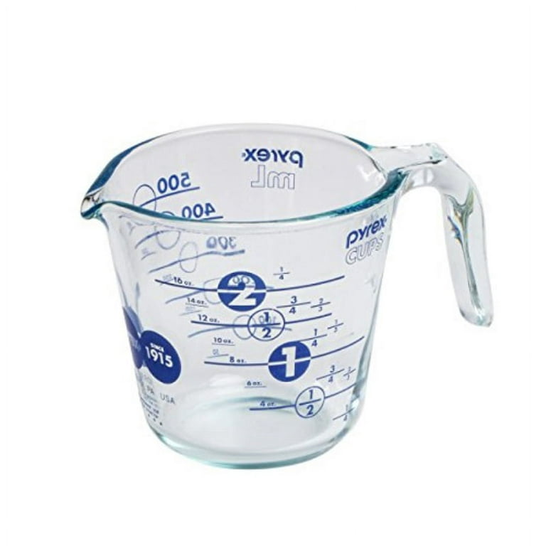 Pyrex 2 Cup 100 Year Anniversary Measuring Cup, Blue
