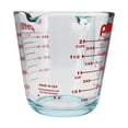 thumbnail image 1 of Measuring Cup, Glass, 2-Cup Measuring Cup with Red Graphics, Pyrex, 1 of 8