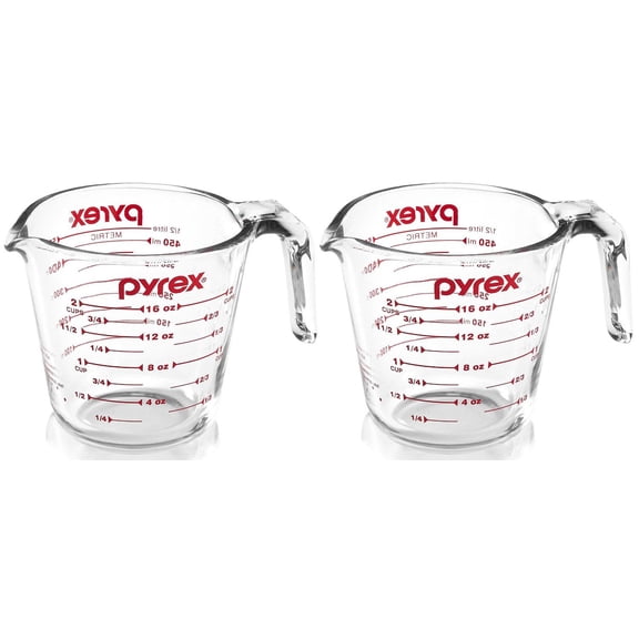 Pyrex -2 Prepware 2 Glass Measuring Cup