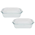 thumbnail image 1 of Pyrex 222 2-Quart Glass Baking Dish (2-Pack), 1 of 4