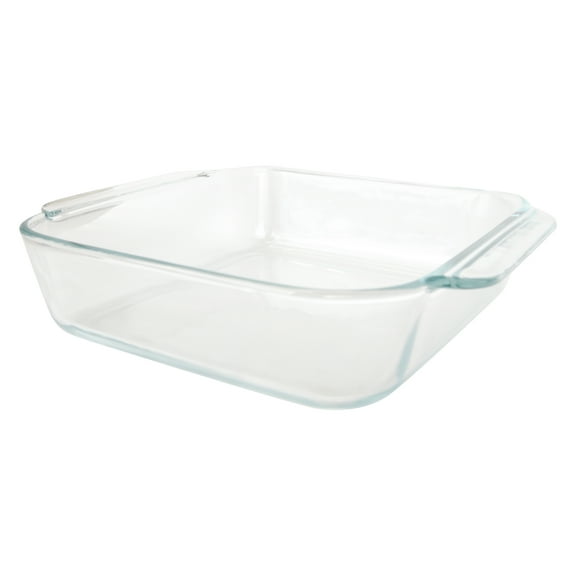 Pyrex 222 2-Quart Square Clear Glass Casserole Baking Dish