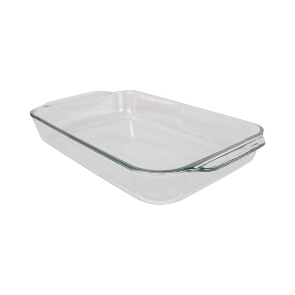 Pyrex 233 3-Qt Clear Glass Oblong Baking Casserole Dish - Made in USA