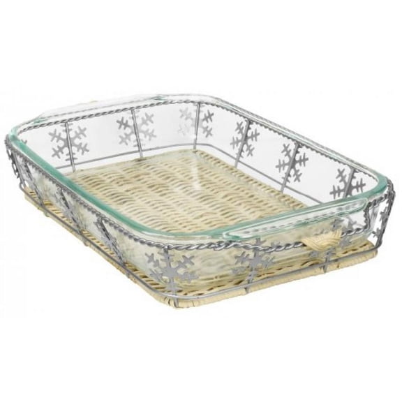 Pyrex 3 Quart Snowflake Basket Set