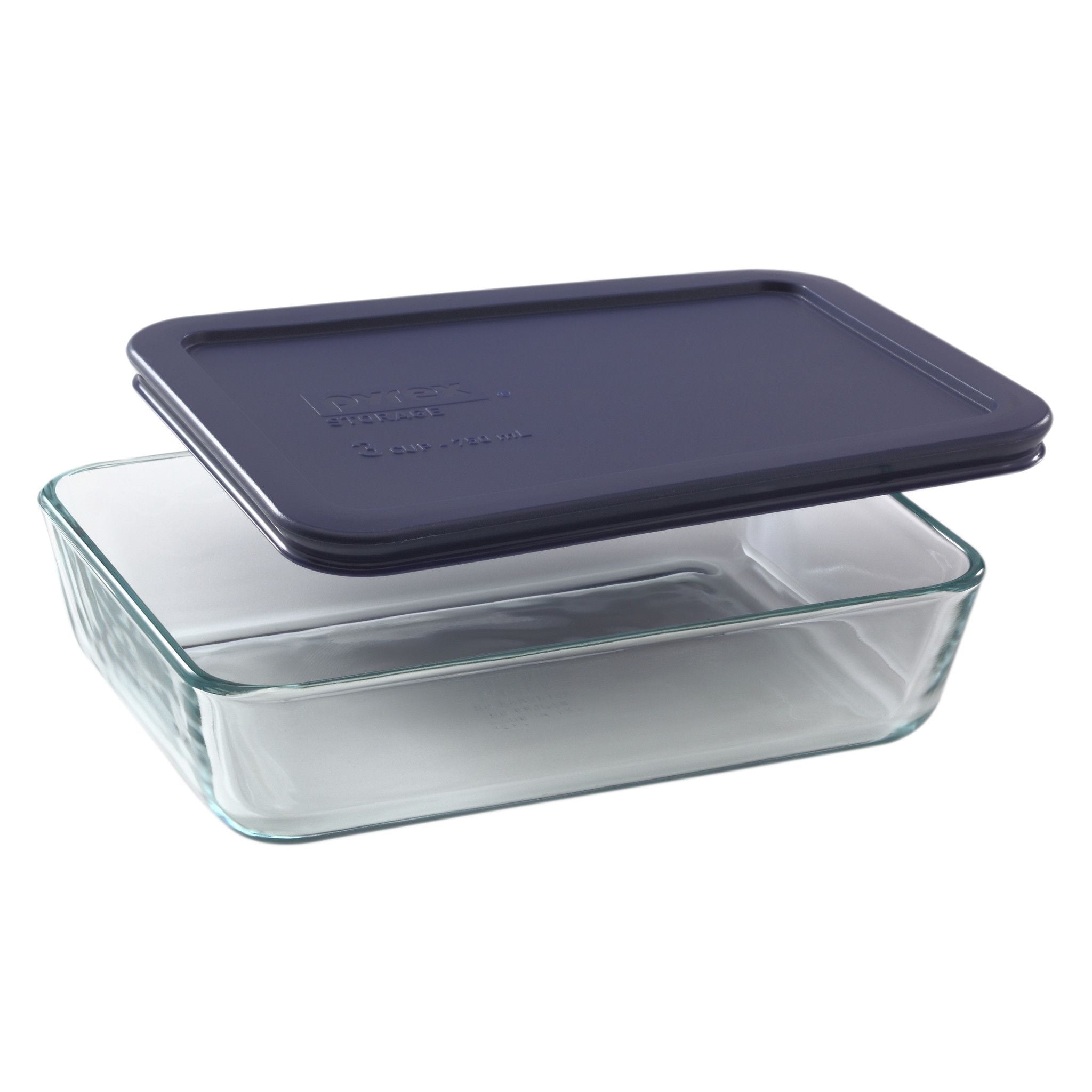 Pyrex 3 cups Clear Food Storage Container 1 pk
