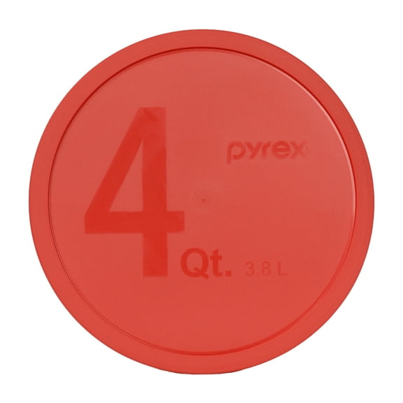 Pyrex 326-PC Red Plastic Round Storage Replacement Lid Cover