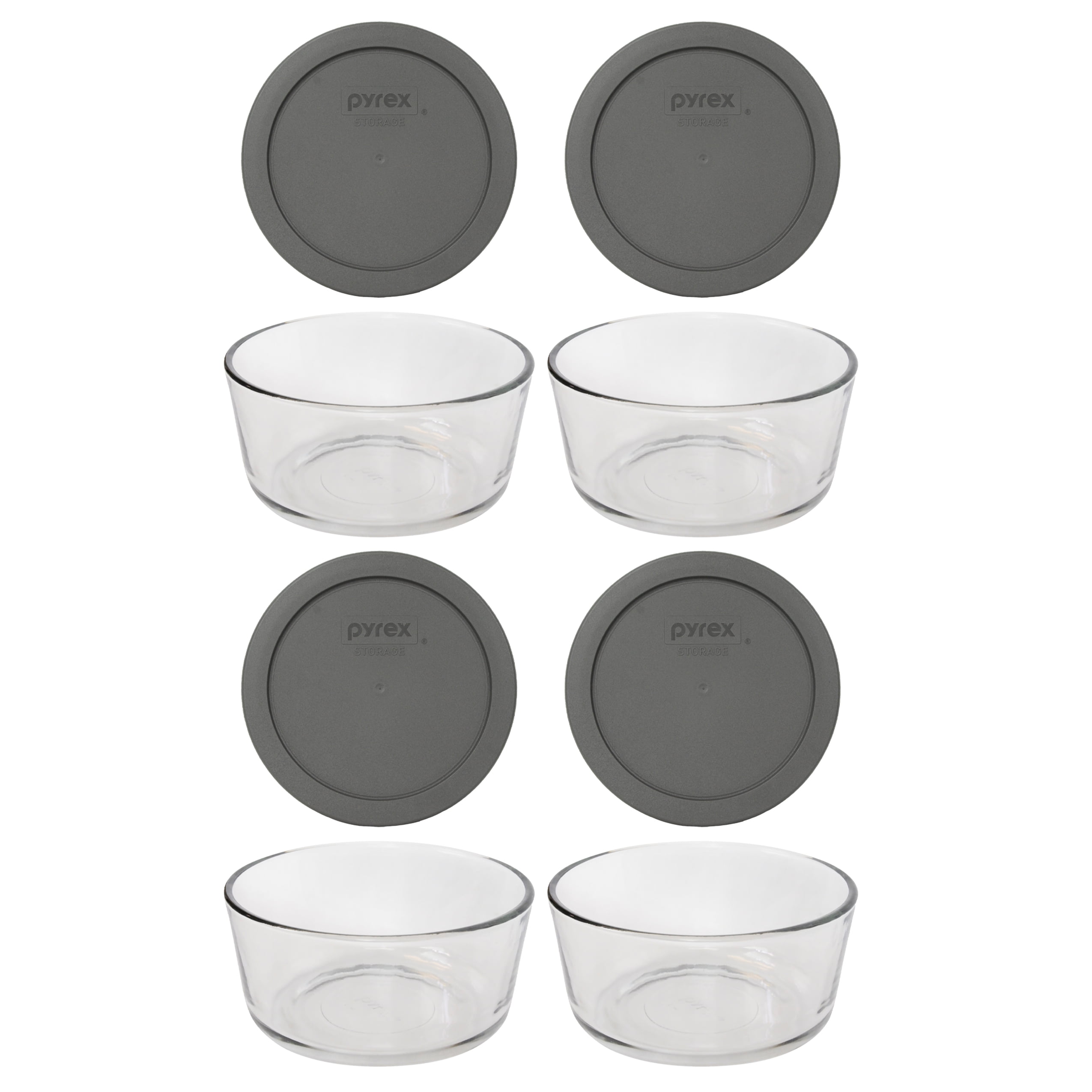 Pyrex Replacement Lid 7200-PC Tundra Light Blue Plastic Cover 2-Pack