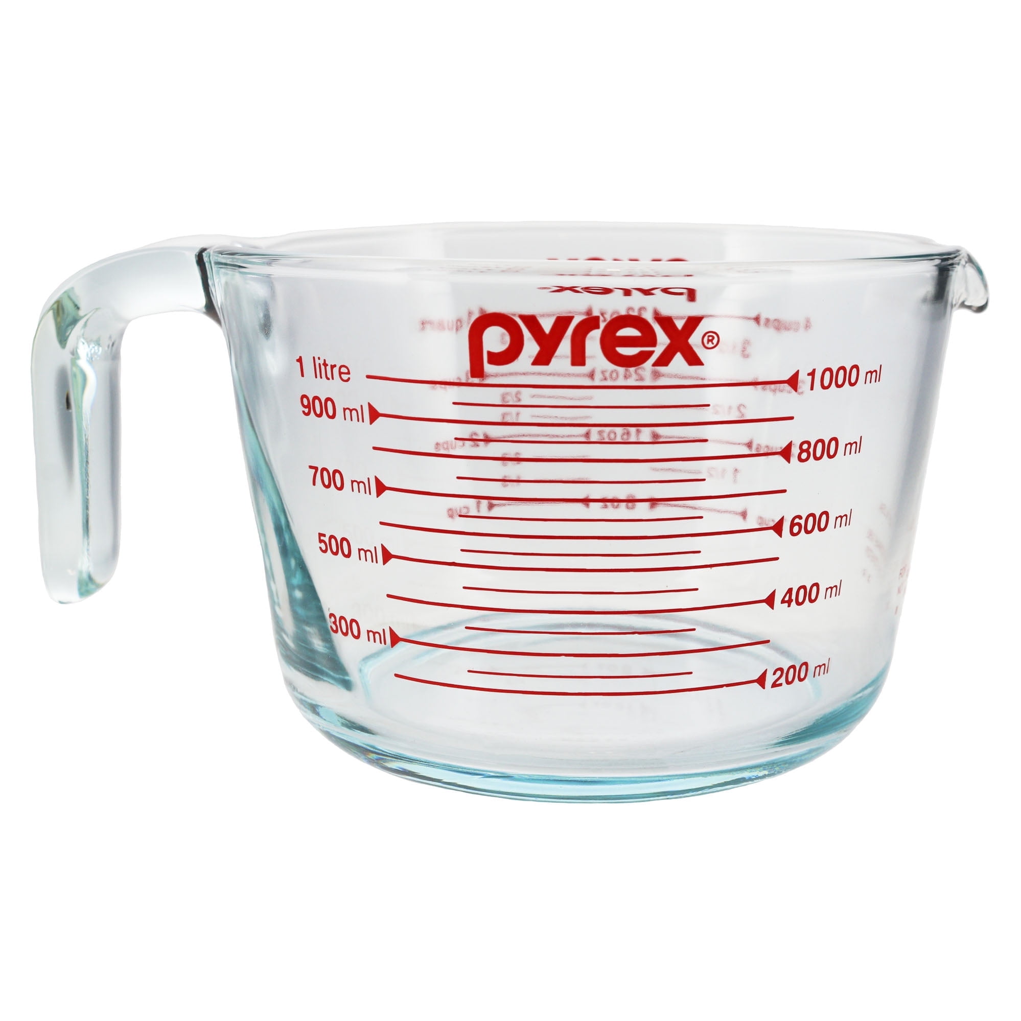 Pyrex 5301485 4 Cup Glass Measuring Cup - Made in USA - Walmart ...