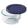 thumbnail image 1 of Pyrex 6-Piece Storage 1-Cup Round Set with Dark Blue Plastic Cover, 1 of 2