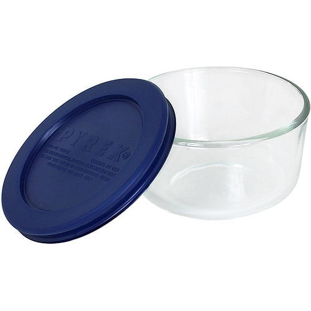 New Pyrex containers, they are made of glass and food grade silicon, so no  harsh chemicals from plastic or rubber. I got 6 for mon-sat. I'm going to  eat 3 cup of