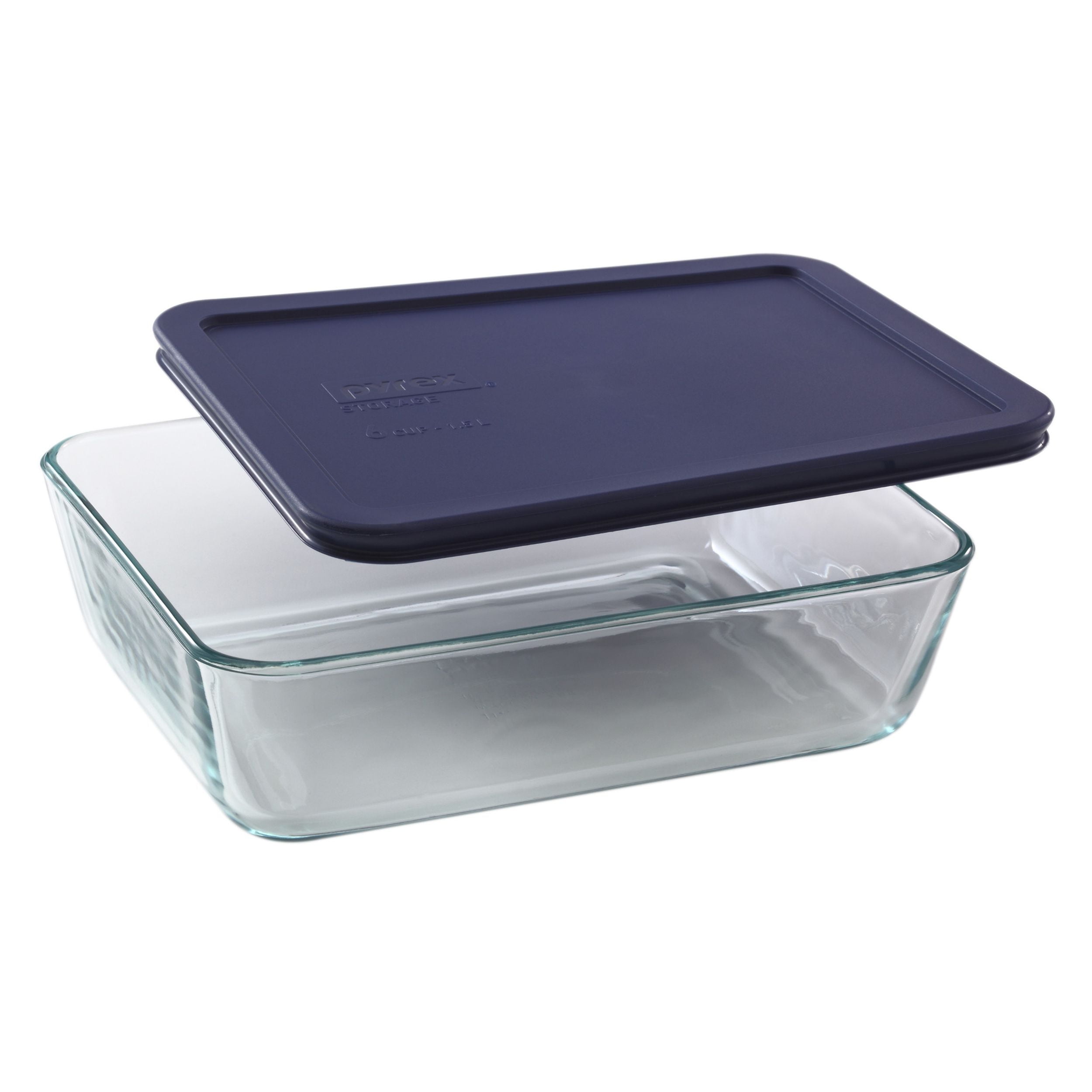  Pyrex Simply Store 6-Pc Glass Food Storage Container Set with  Lids, 3-Cup, 6-Cup, & 11-Cup Rectangular Meal Prep Containers with Lid,  BPA-Free Lid, Dishwasher, Microwave and Freezer Safe