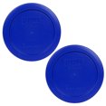 thumbnail image 1 of Pyrex 7200-PC Cadet Blue Plastic Storage Replacement Lid Cover (2-Pack), 1 of 2