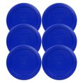 thumbnail image 1 of Pyrex 7200-PC Cadet Blue Round Plastic Replacement Lid Cover (6-Pack), 1 of 3