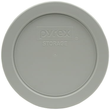 Pyrex 7200-PC Jet Gray Round Plastic Storage Replacement Lid Cover