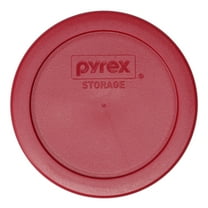 Pyrex 7200-PC Sangria Red Round Plastic Storage Replacement Lid Cover