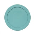 thumbnail image 1 of Pyrex 7200-PC Turquoise Plastic Round Replacement Lid (2-Pack), 1 of 2