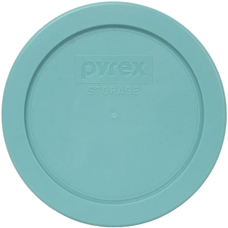 Pyrex 7200-PC Turquoise Round Plastic Food Storage Lid Cover