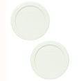 thumbnail image 1 of Pyrex 7200-PC White 2 Cup Round Plastic Replacement Lid (2-Pack), 1 of 2