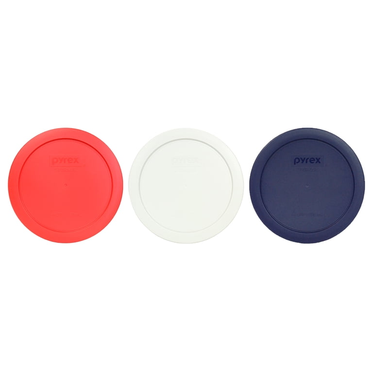 MRX Solutions Replacement Lid For Pyrex 1-Cup Storage Cover – Red 2-Pack – 7202-PC