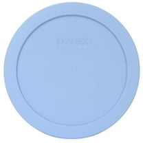 Pyrex 7201-PC Blue Cornflower Round Plastic Food Storage Replacement Lid Cover