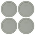 thumbnail image 1 of Pyrex 7201-PC Jet Gray Plastic Storage Replacement Lid Cover (4-Pack), 1 of 2