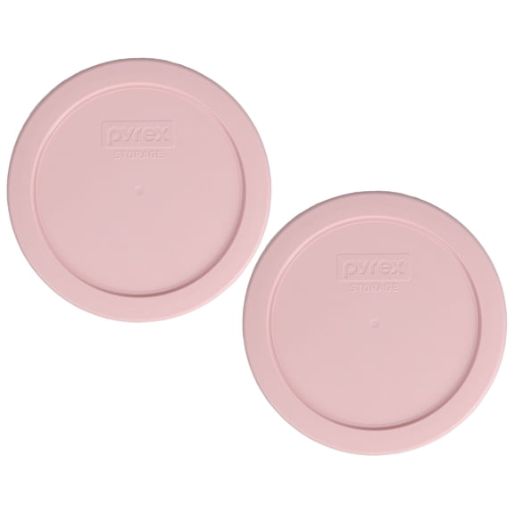 Pyrex 7201-PC Nouveau Pink 4-Cup Food Storage Replacement Lid (2-Pack)